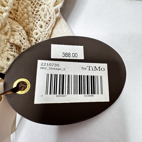 byTiMo The Crochet Top in Vintage SM Sheer Bow Trim Feminine Romantic NEW $388 - Picture 12 of 16